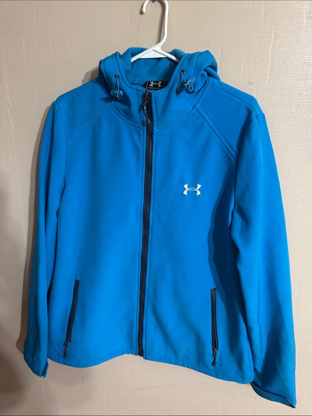 Under Armour Bright Blue Hooded Softshell Jacket - Women’s